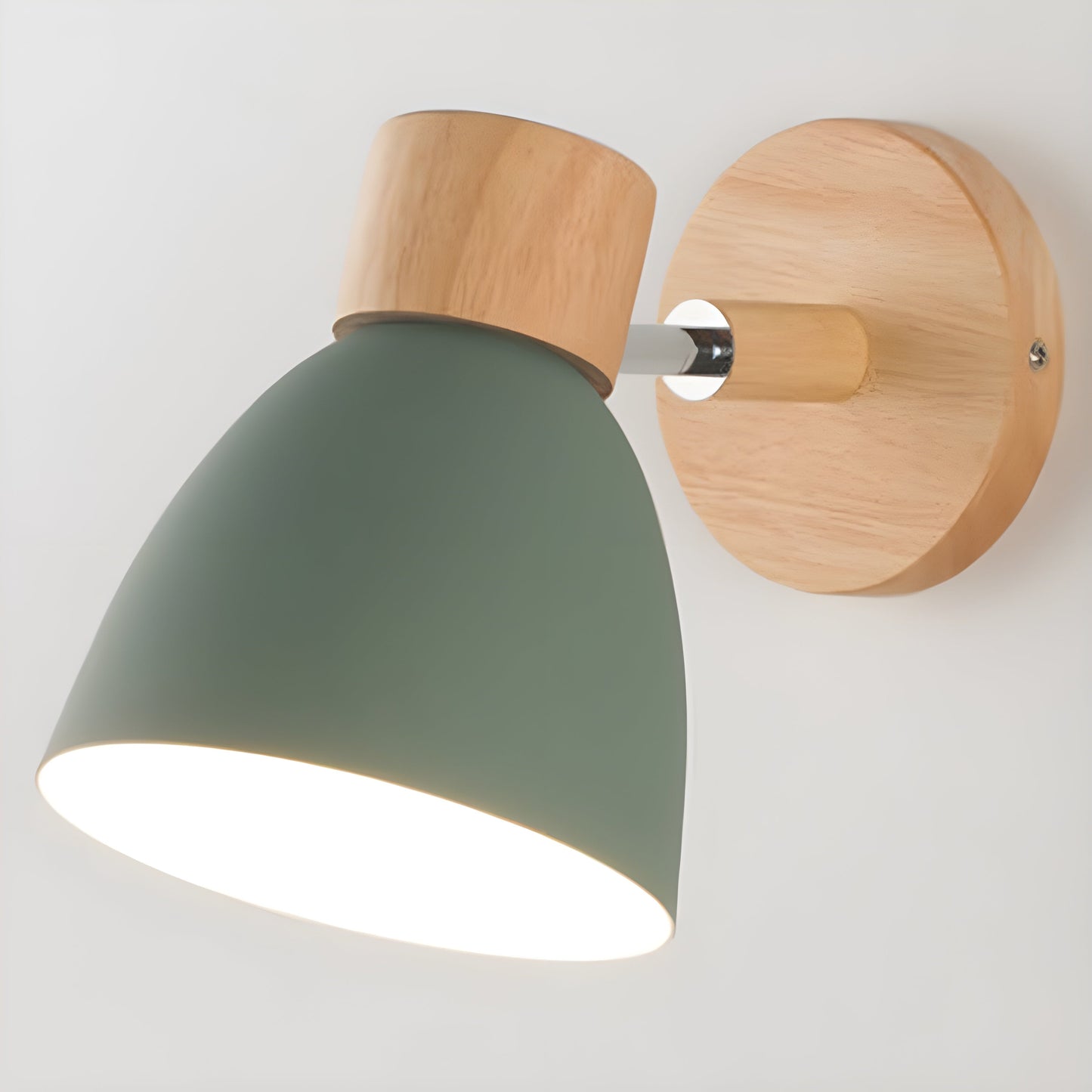 Wooden Wall Lamp for Cozy Bedroom Spaces