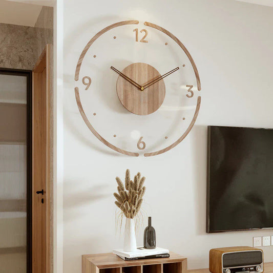 Nordic Wooden Wall Clock