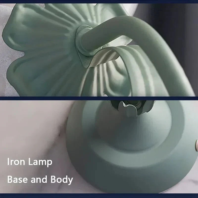 VintageStyle Flower Table Lamp for Bedroom or Living Room