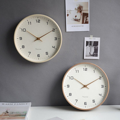 Nordic Wood Wall Clock
