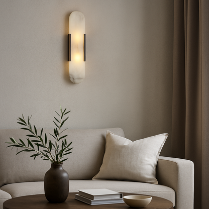 Marble Bedside Sconce Light