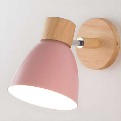 Wooden Wall Lamp for Cozy Bedroom Spaces