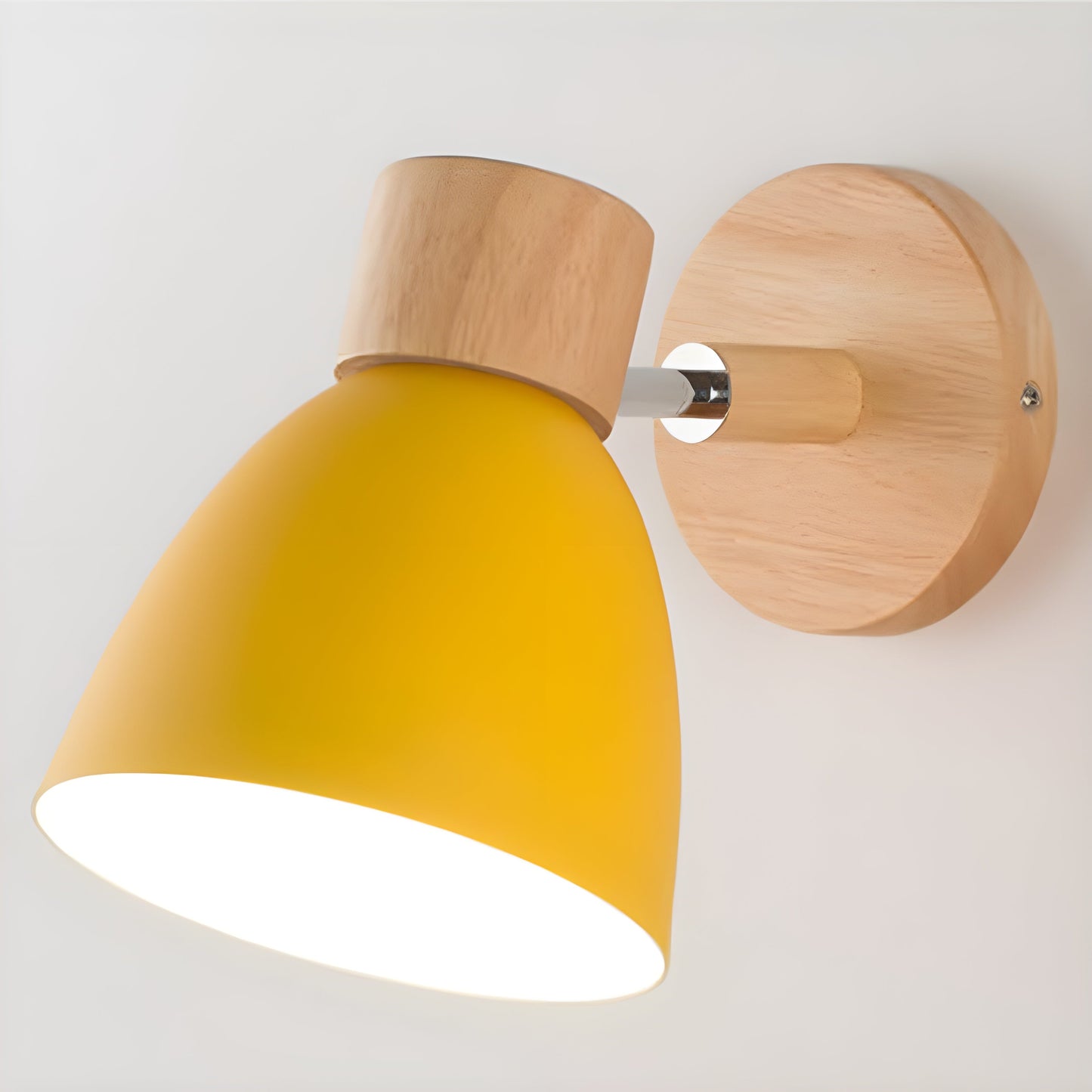 Wooden Wall Lamp for Cozy Bedroom Spaces