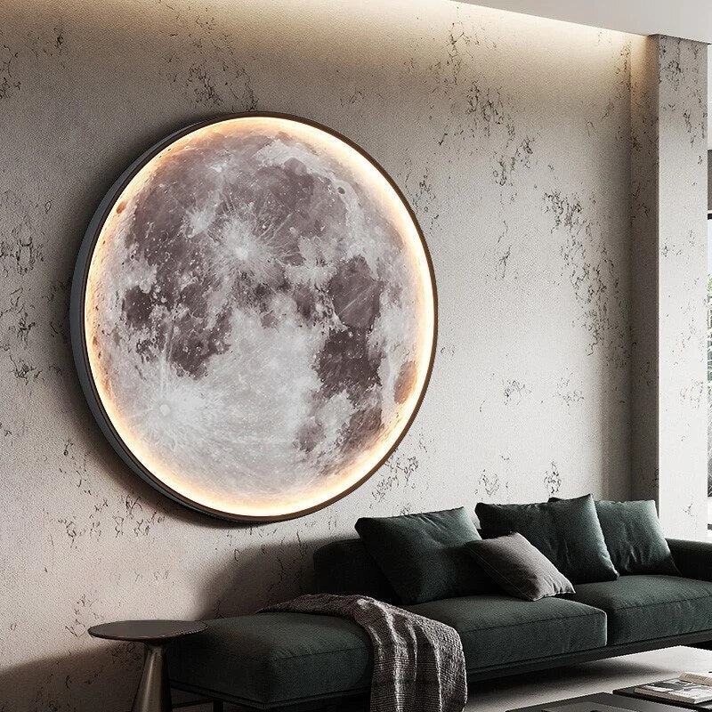 Realistic 3D Moon LED Wall Light