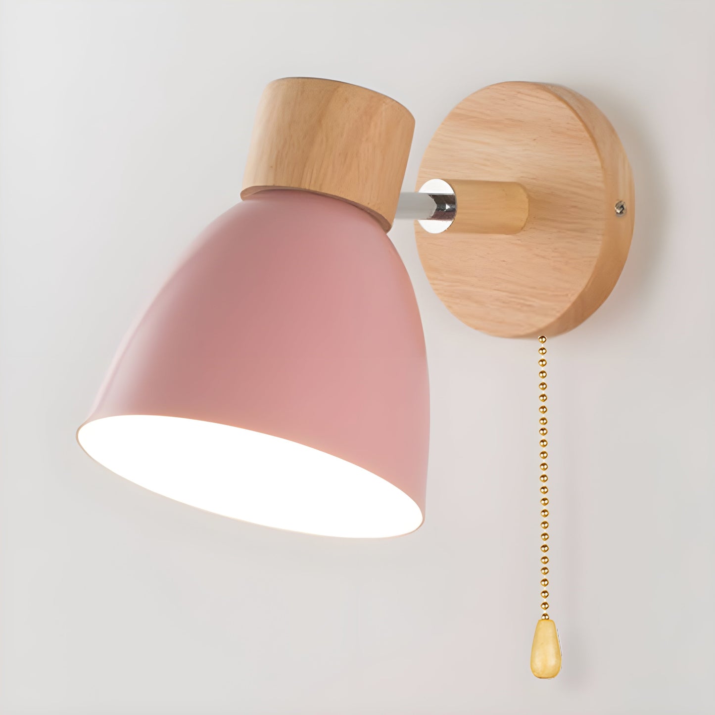 Wooden Wall Lamp for Cozy Bedroom Spaces