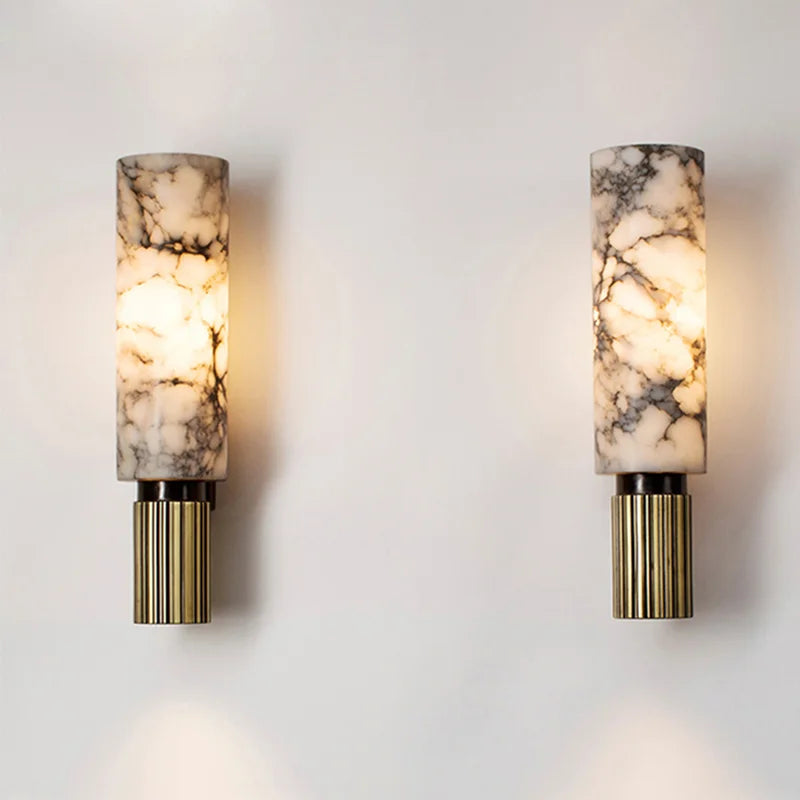 Elegant Marble Wall Light Modern Durable Soothing