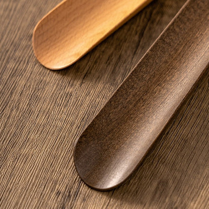 Wooden Long Handle Magnetic Shoehorn for Easy Use