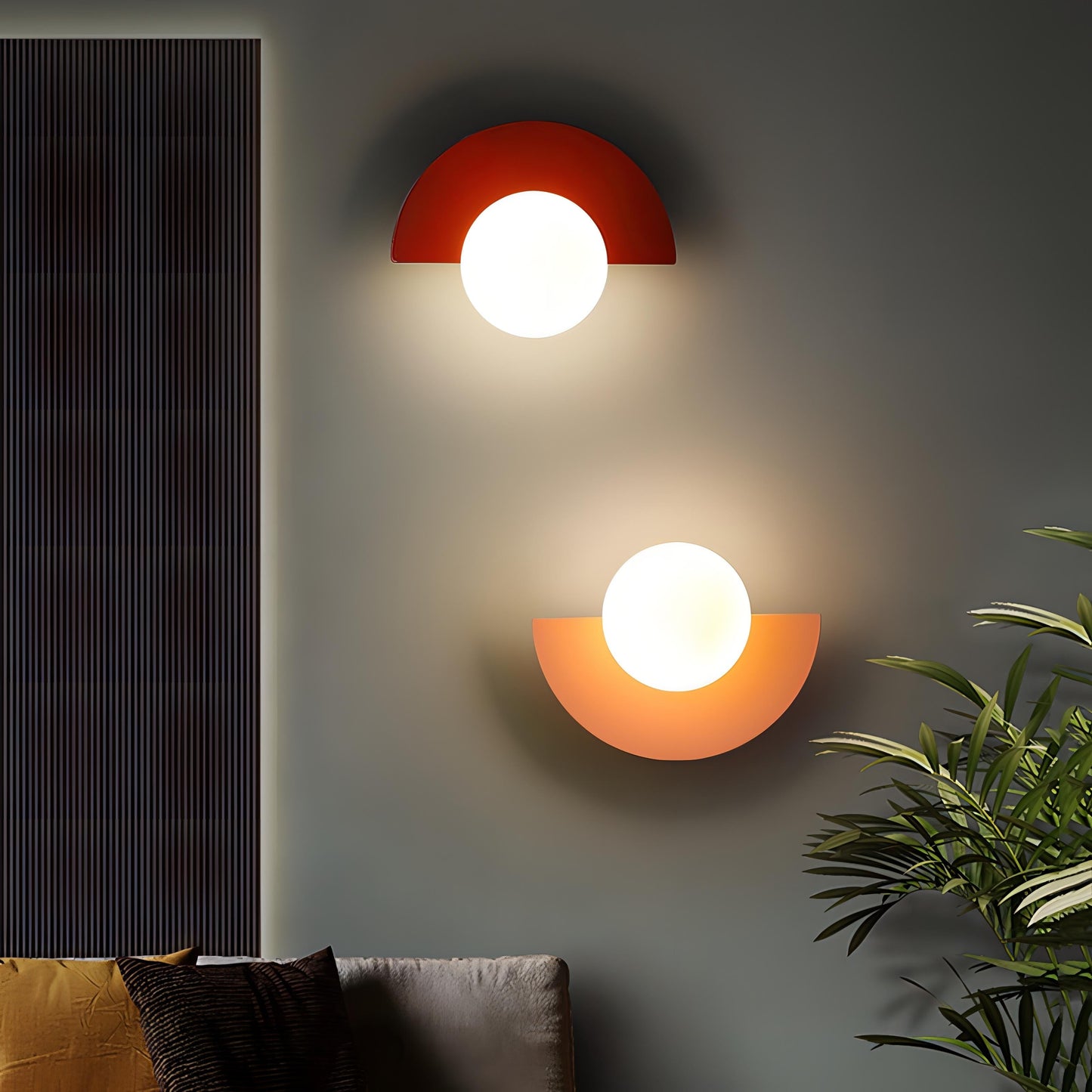 Minimalist Nordic Semicircle Wall Lamp