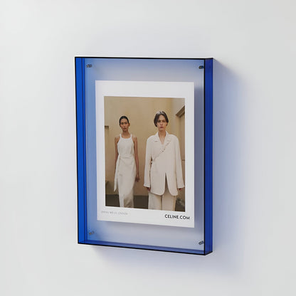 Coloured Transparent Acrylic Picture Frame for Displays