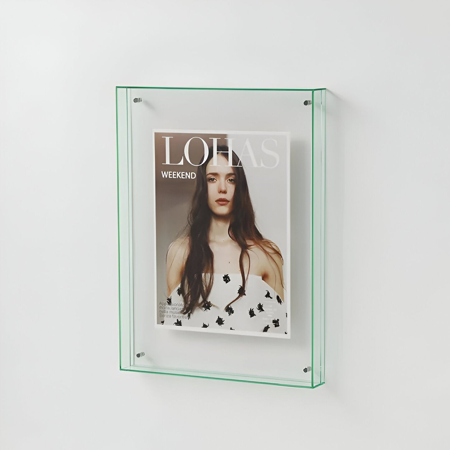 Coloured Transparent Acrylic Picture Frame for Displays