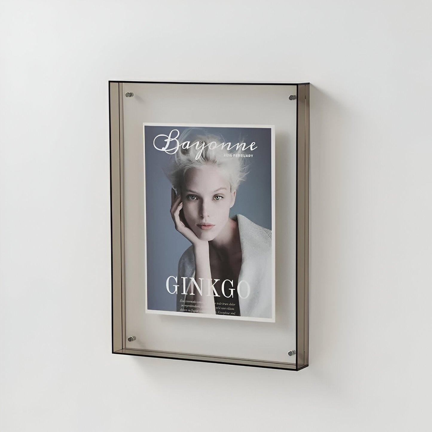 Coloured Transparent Acrylic Picture Frame for Displays