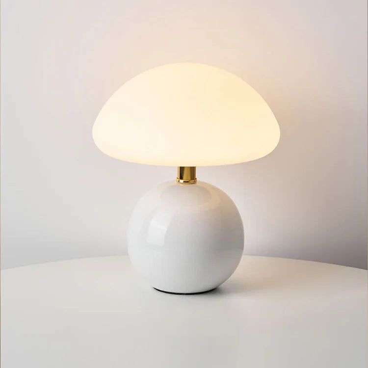 Ceramic Mushroom Table Lamp