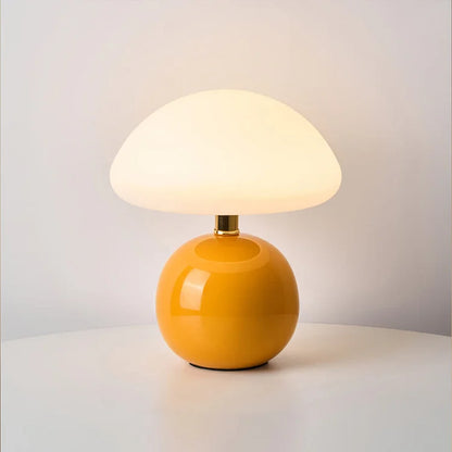 Ceramic Mushroom Table Lamp