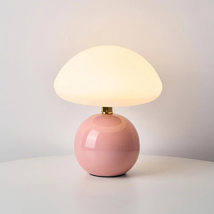 Ceramic Mushroom Table Lamp