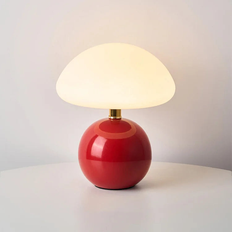 Ceramic Mushroom Table Lamp