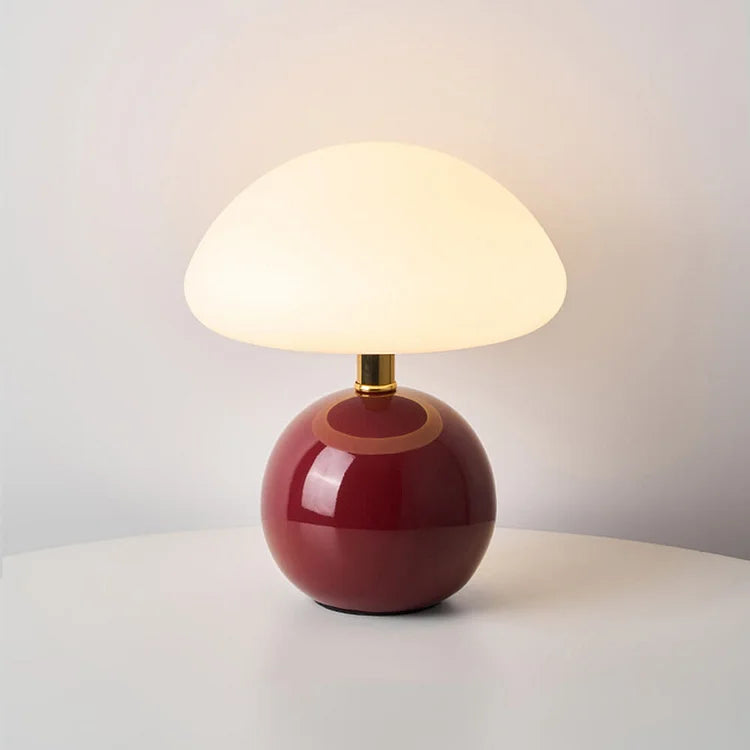 Ceramic Mushroom Table Lamp