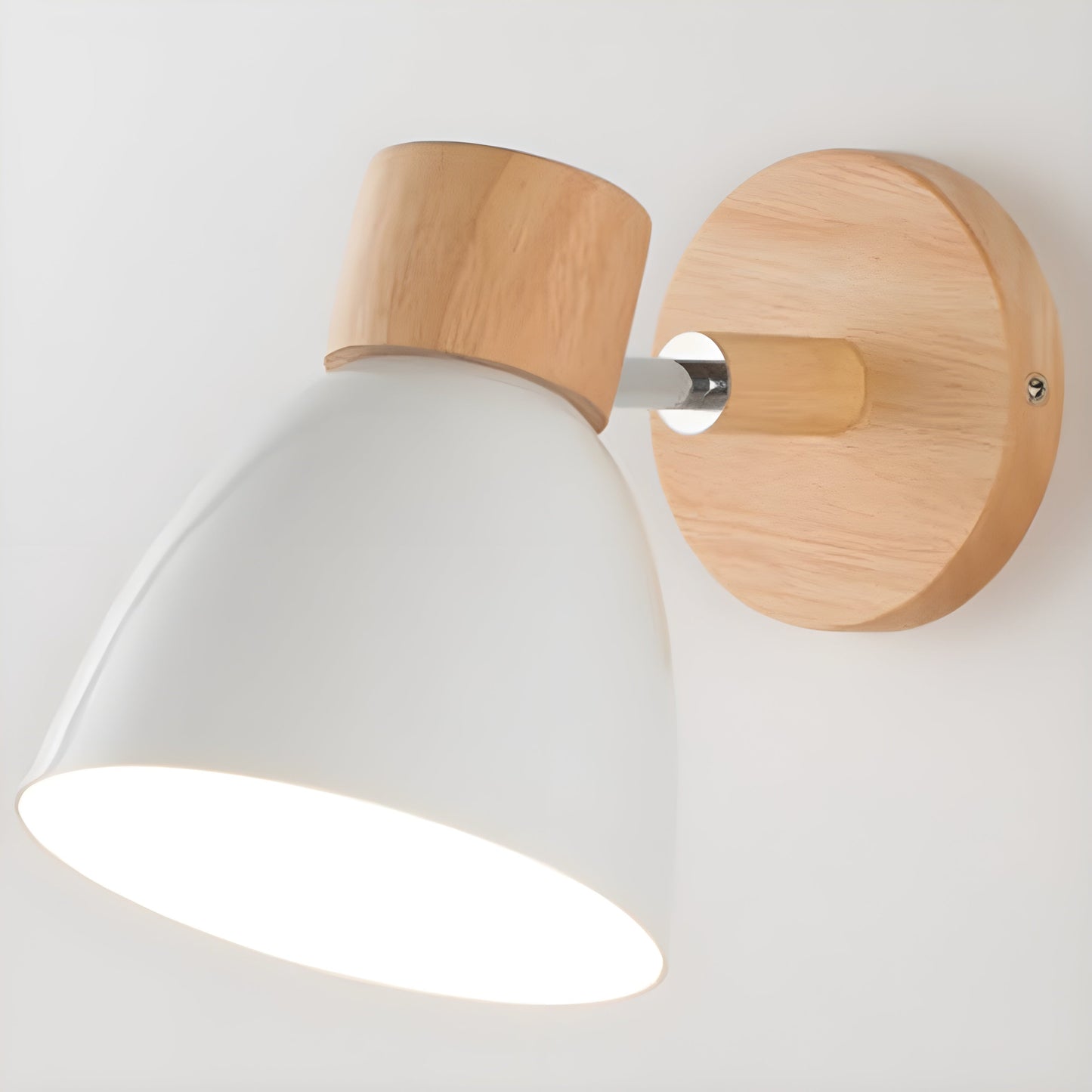 Wooden Wall Lamp for Cozy Bedroom Spaces