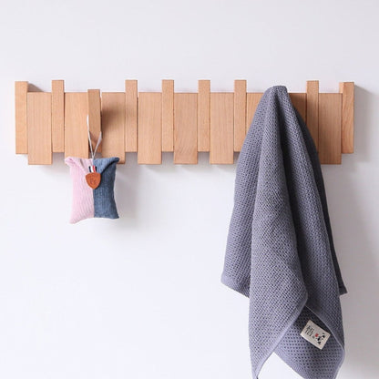 Handcrafted Wooden Piano Coatrack