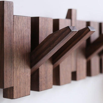 Handcrafted Wooden Piano Coatrack