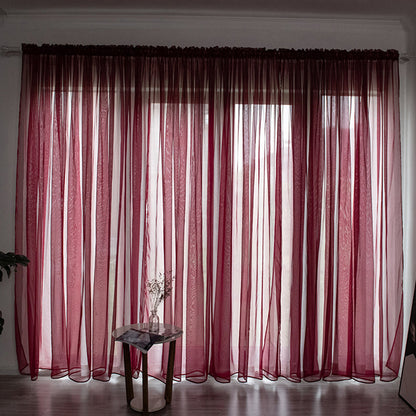 Polyester Voile Curtain for Windows