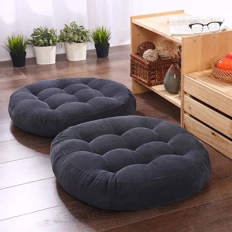 Japanese Futon Style Floor Cushion with Thick PU Foam