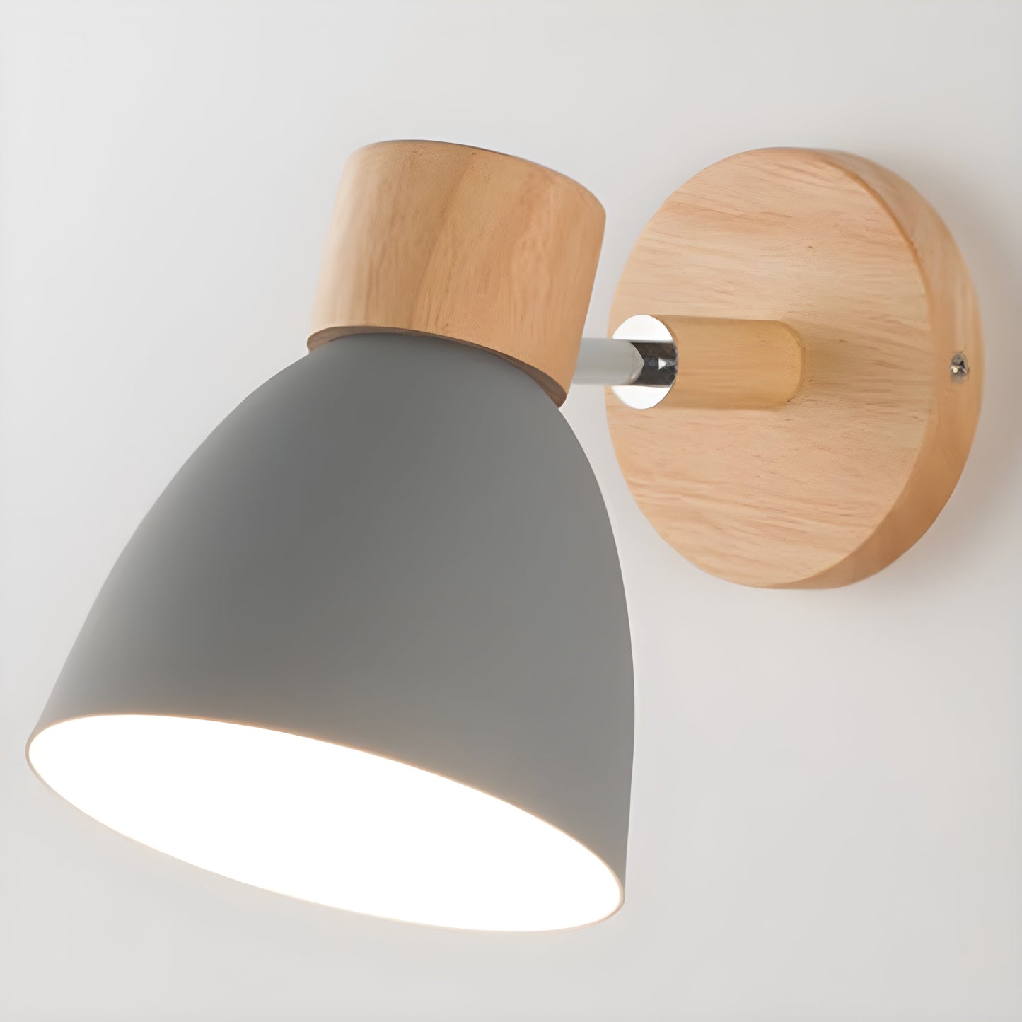 Wooden Wall Lamp for Cozy Bedroom Spaces
