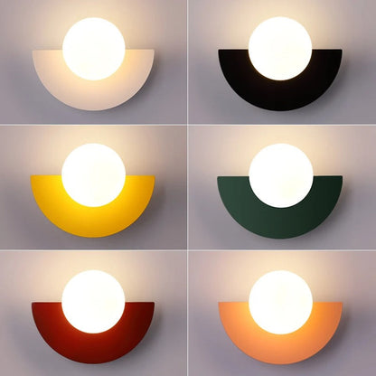 Minimalist Nordic Semicircle Wall Lamp