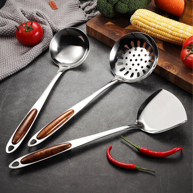 Stainless Steel Utensil Set for Everyday Cooking