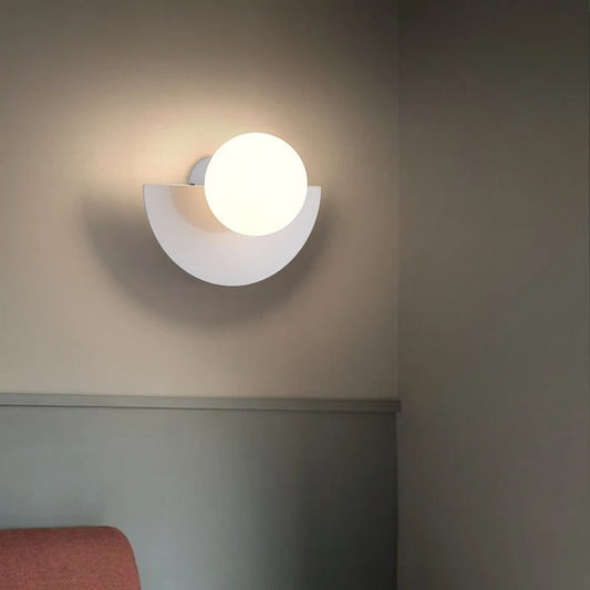 Minimalist Nordic Semicircle Wall Lamp