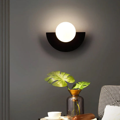 Minimalist Nordic Semicircle Wall Lamp