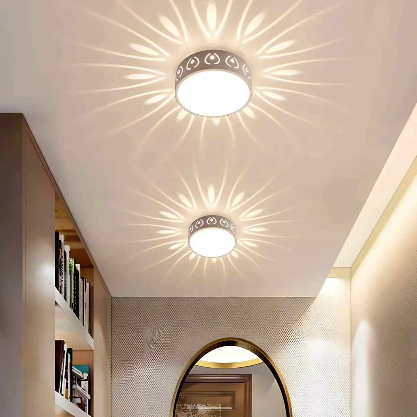 Refined LED Ceiling Light – Warm & Cool White