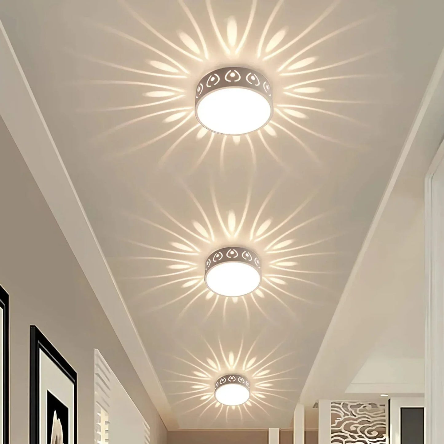 Refined LED Ceiling Light – Warm & Cool White
