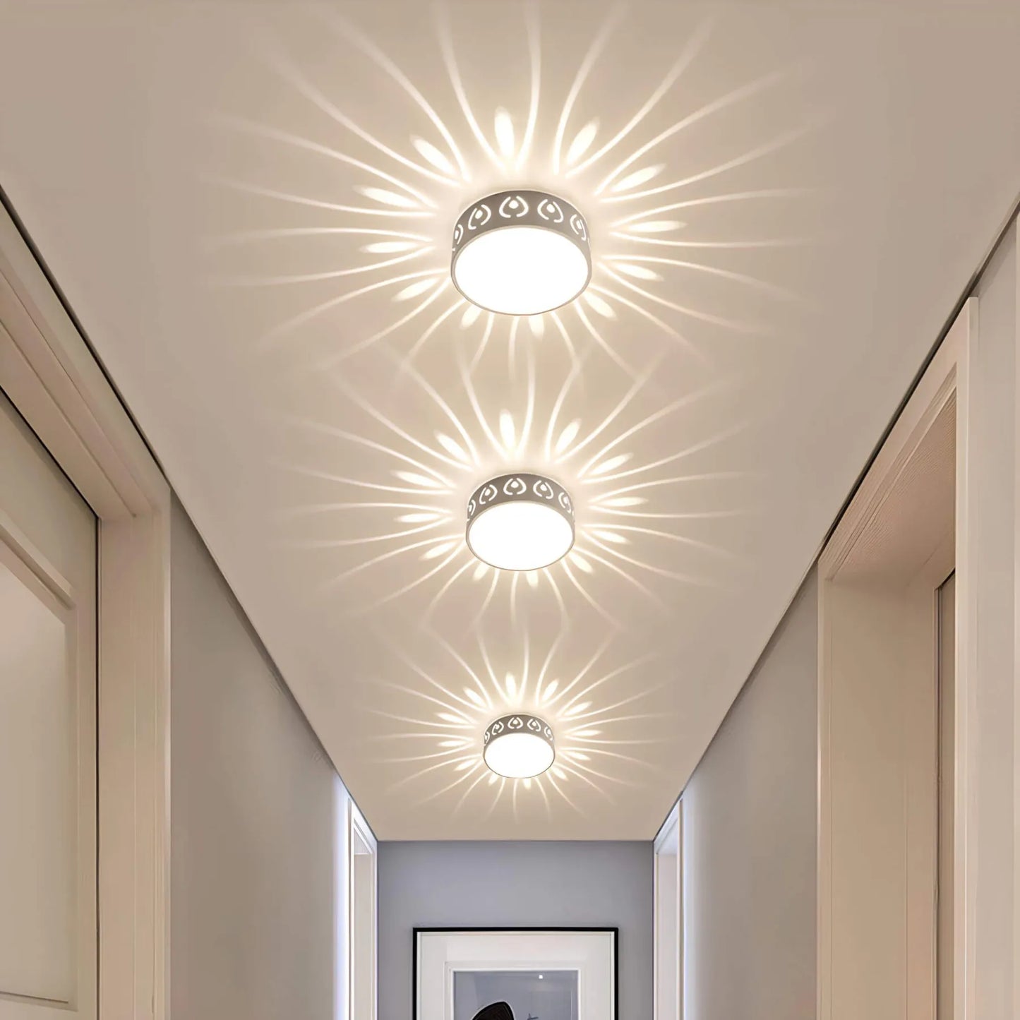 Refined LED Ceiling Light – Warm & Cool White