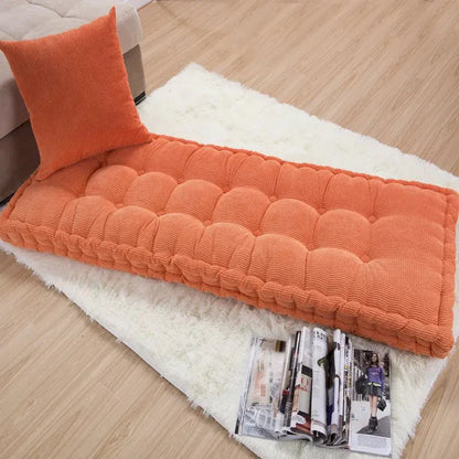 Modern Solid Color Corduroy Bench Cushion