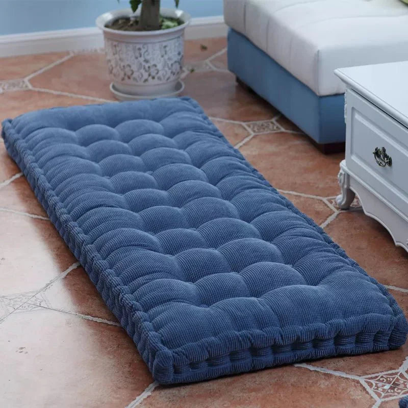 Modern Solid Color Corduroy Bench Cushion