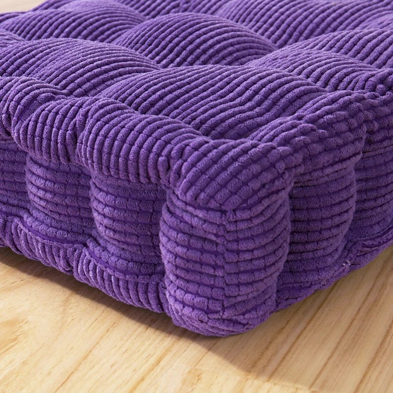 Modern Solid Color Corduroy Bench Cushion