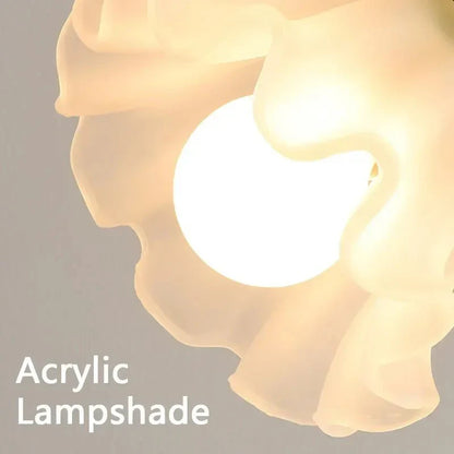 VintageStyle Flower Table Lamp for Bedroom or Living Room