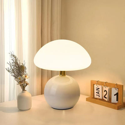 Ceramic Mushroom Table Lamp