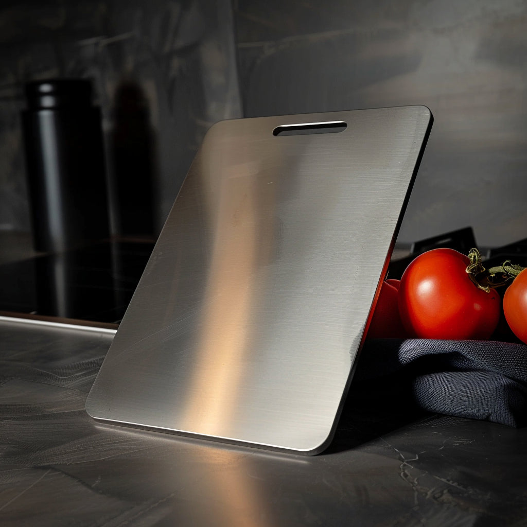 Premium Antibacterial Knife-Friendly Stainless Steel Cutting Board