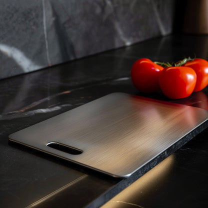 Premium Antibacterial Knife-Friendly Stainless Steel Cutting Board